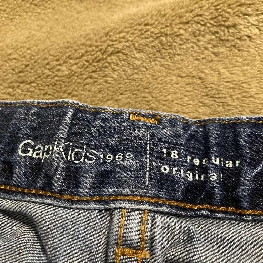 GUC Boy's GAPkids 1969 Original Denim Jeans Adjustable Waist Size 18R